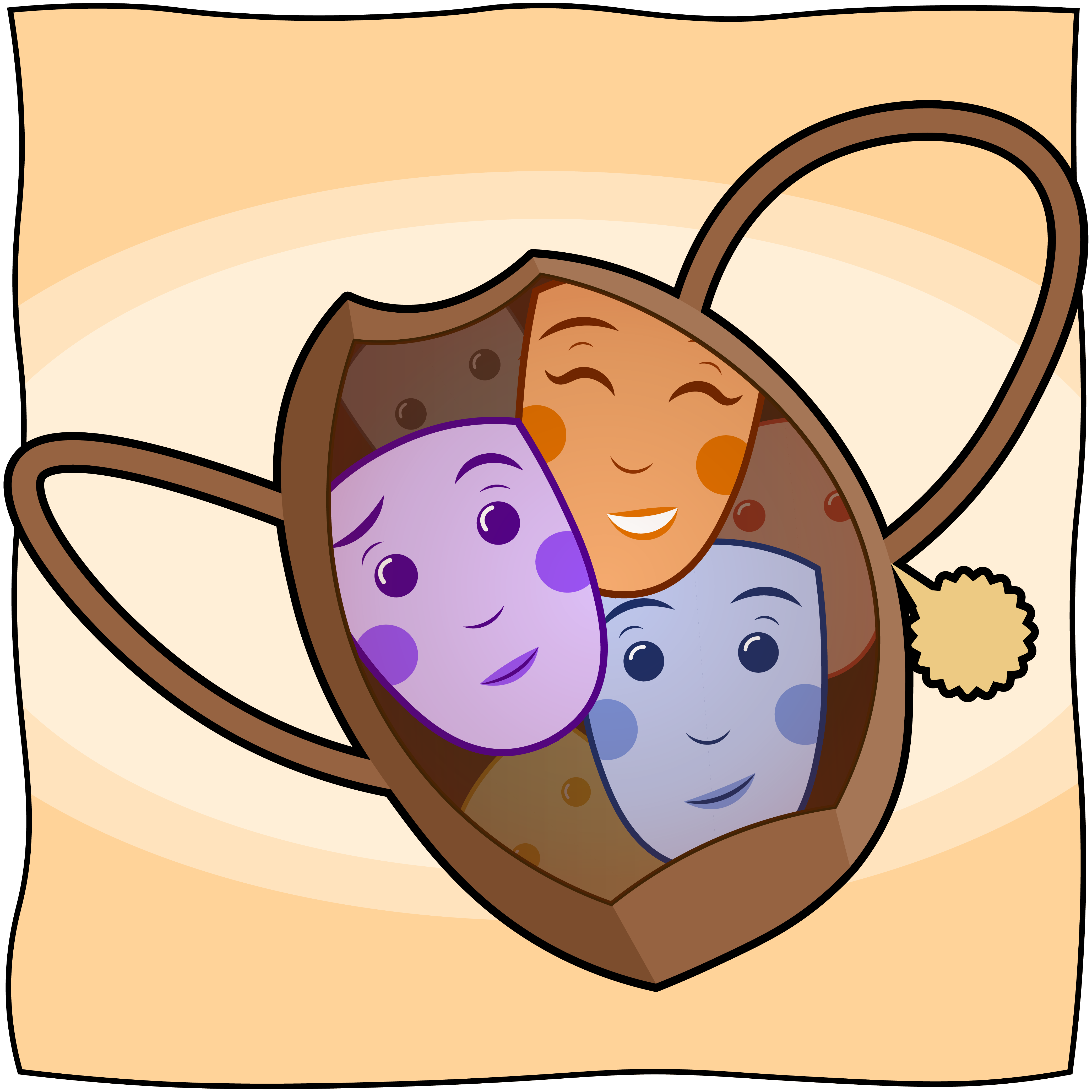 Blick in die Tragetasche